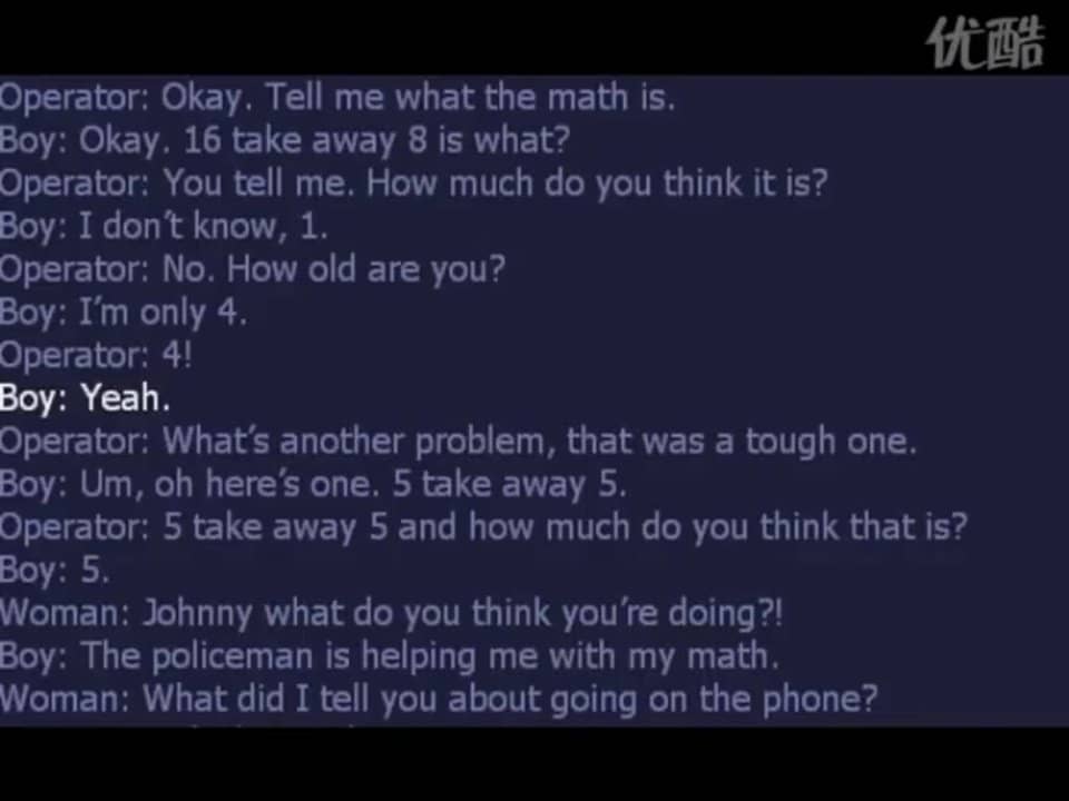 kid calls 911 for math homework help