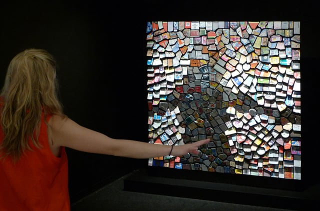 "Trash Mirror No. 3" (2011) by Daniel Rozin