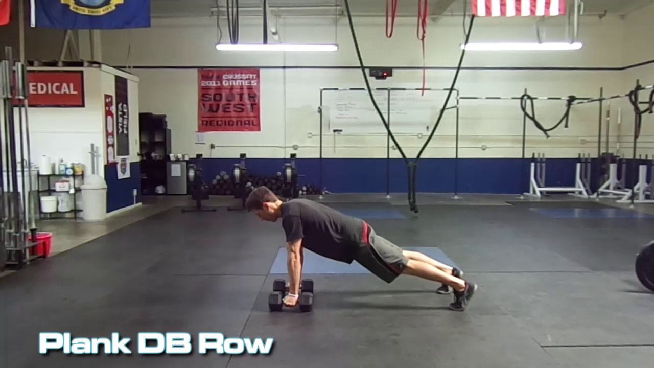 Plank DB Row on Vimeo