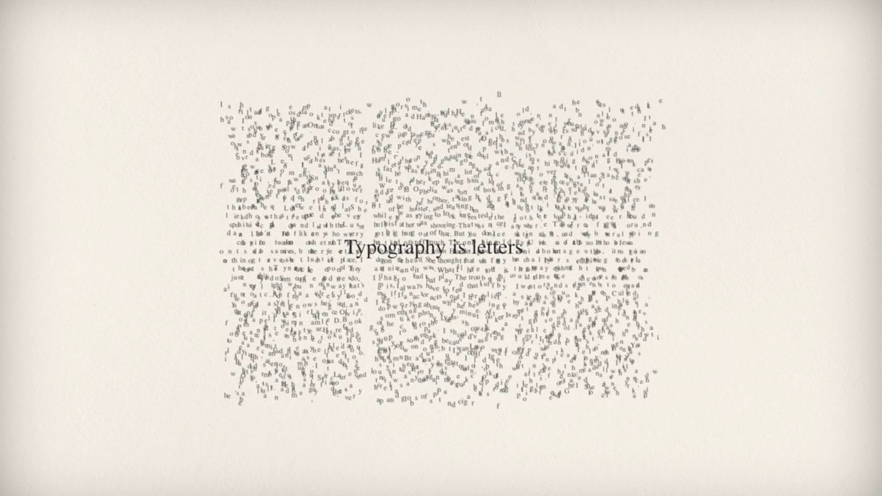 typography animation