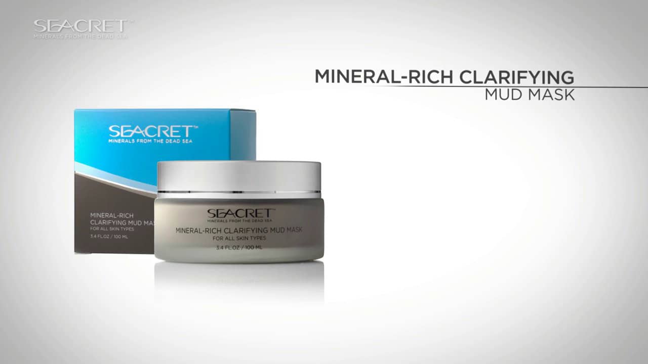 SEACRET Product Spotlight MineralRich Clarifying Mud Mask on Vimeo