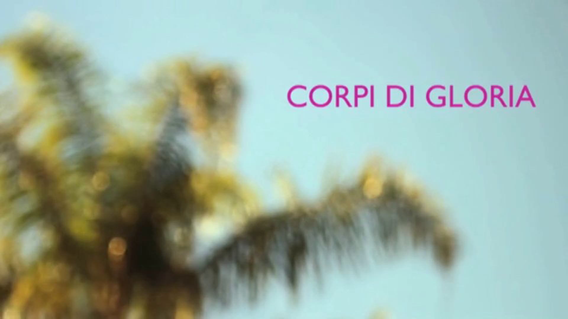 Corpi di Gloria - Booktrailer - Cortinametraggio