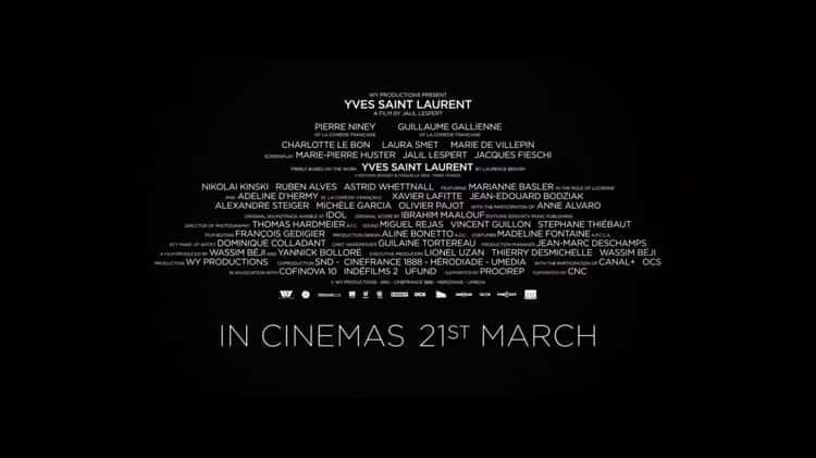 Yves saint laurent discount der film trailer