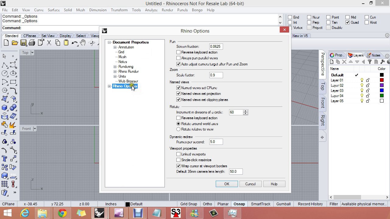 Template Files in Rhino