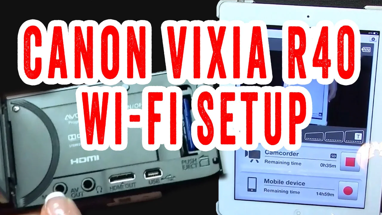 Canon vixia wifi hot sale streaming