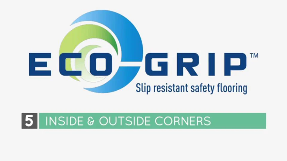 Video 5 of 8: Inside and Outside Corners - Eco-Grip Slip Resistant  Flooring-Installation Video Series on Vimeo