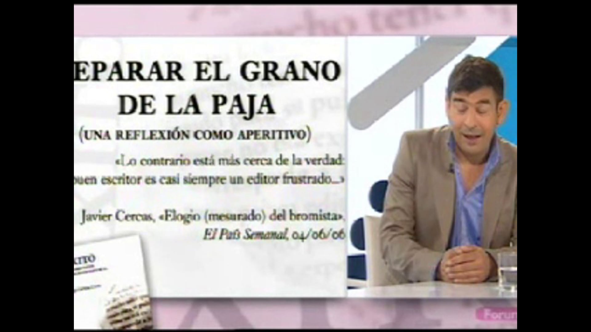 Entrevista en programa FORUM, de ETB2 (08/06/11)