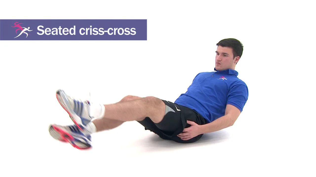 Seated criss cross