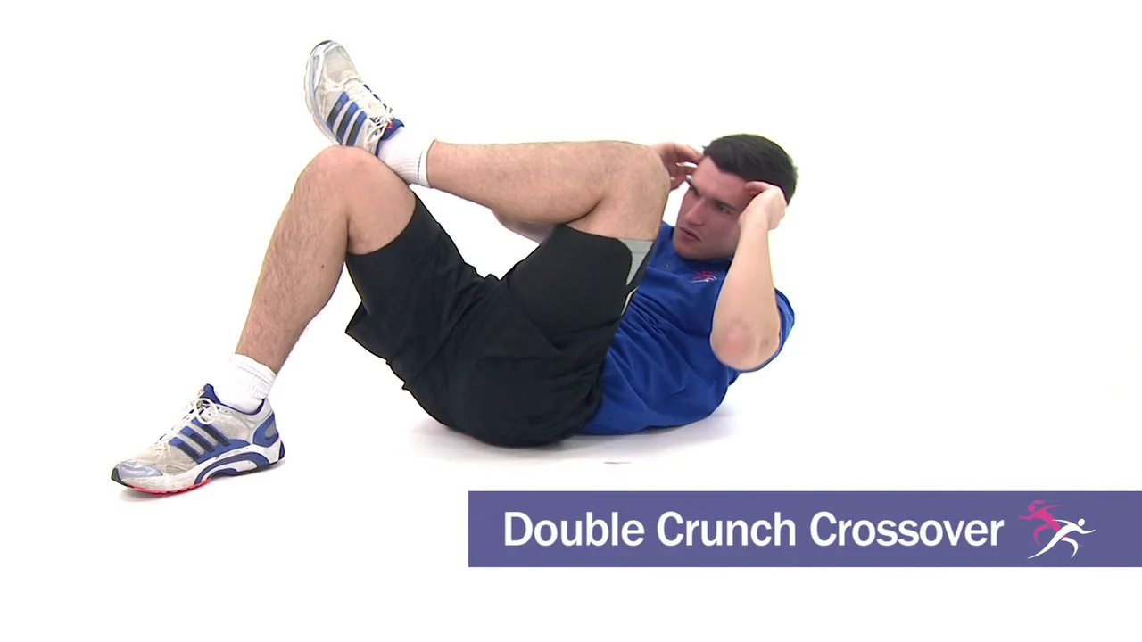 Weighted Cross Body Crunch on Vimeo