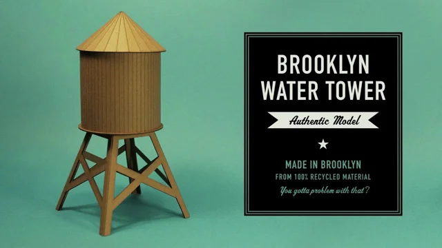 Boundless Brooklyn Model Water Tower Kit: The Mini - Mindzai