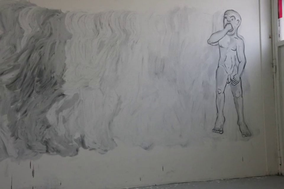 Test / Peinture animée sur mur