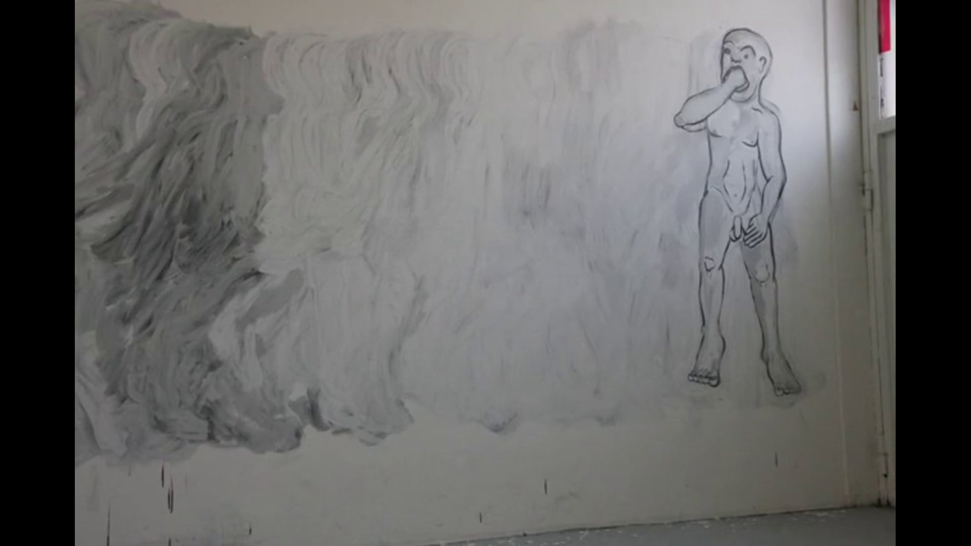 Test / Peinture animée sur mur