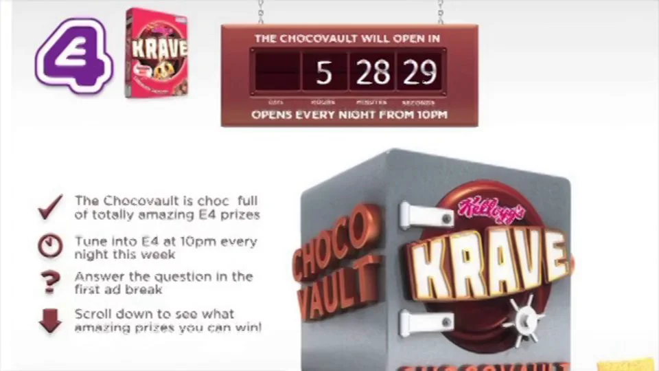 Kelloggs Krave E4 'Chocovault' Competition Casestudy on Vimeo
