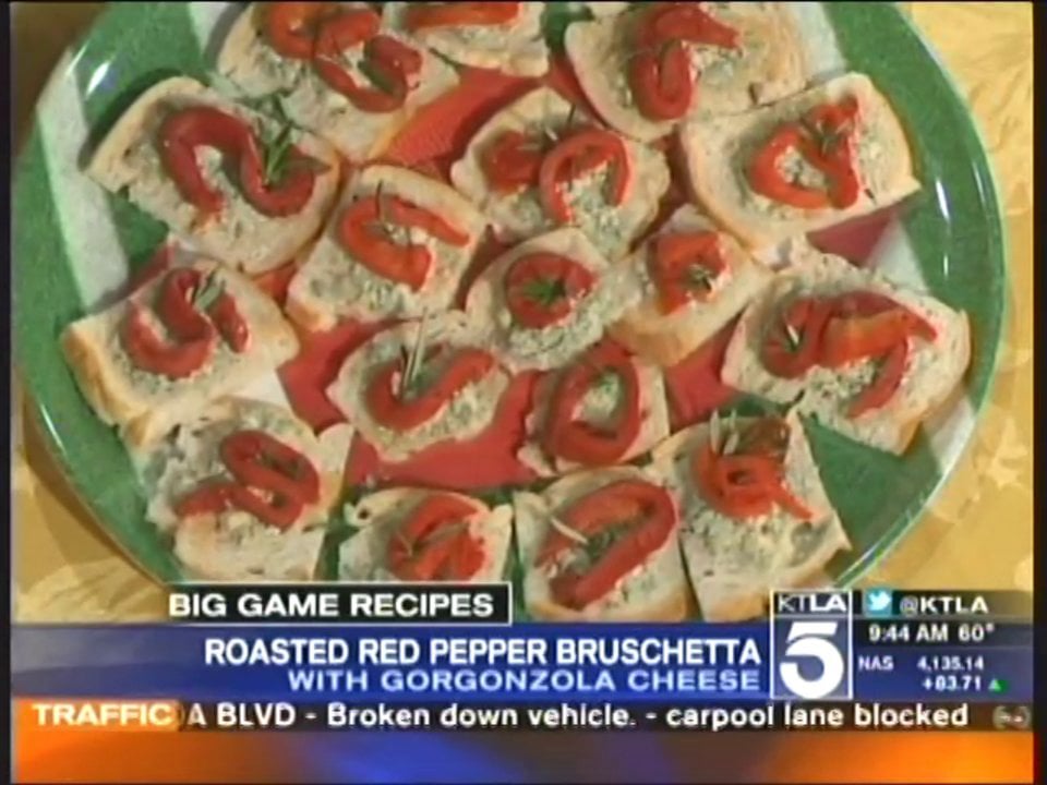 Chef Eric Demonstrates Super Bowl Game Recipes on the KTLA 5 Morning