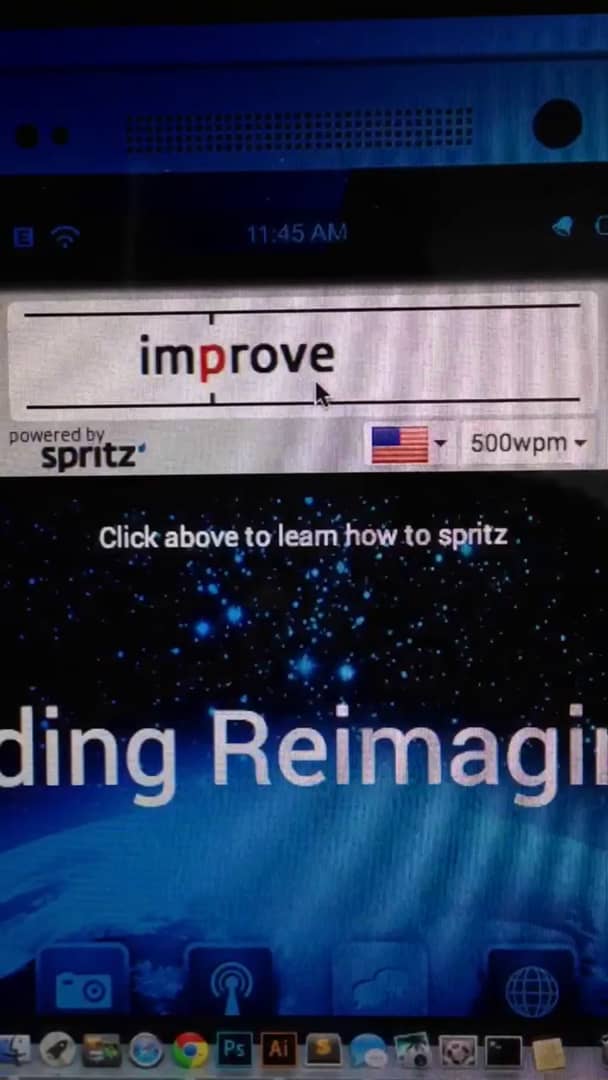 Spritz speed reading quick demo on Vimeo