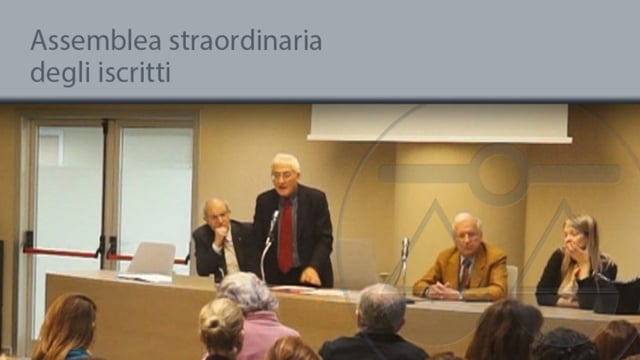 Assemblea straordinaria degli iscritti - 28/2/2014