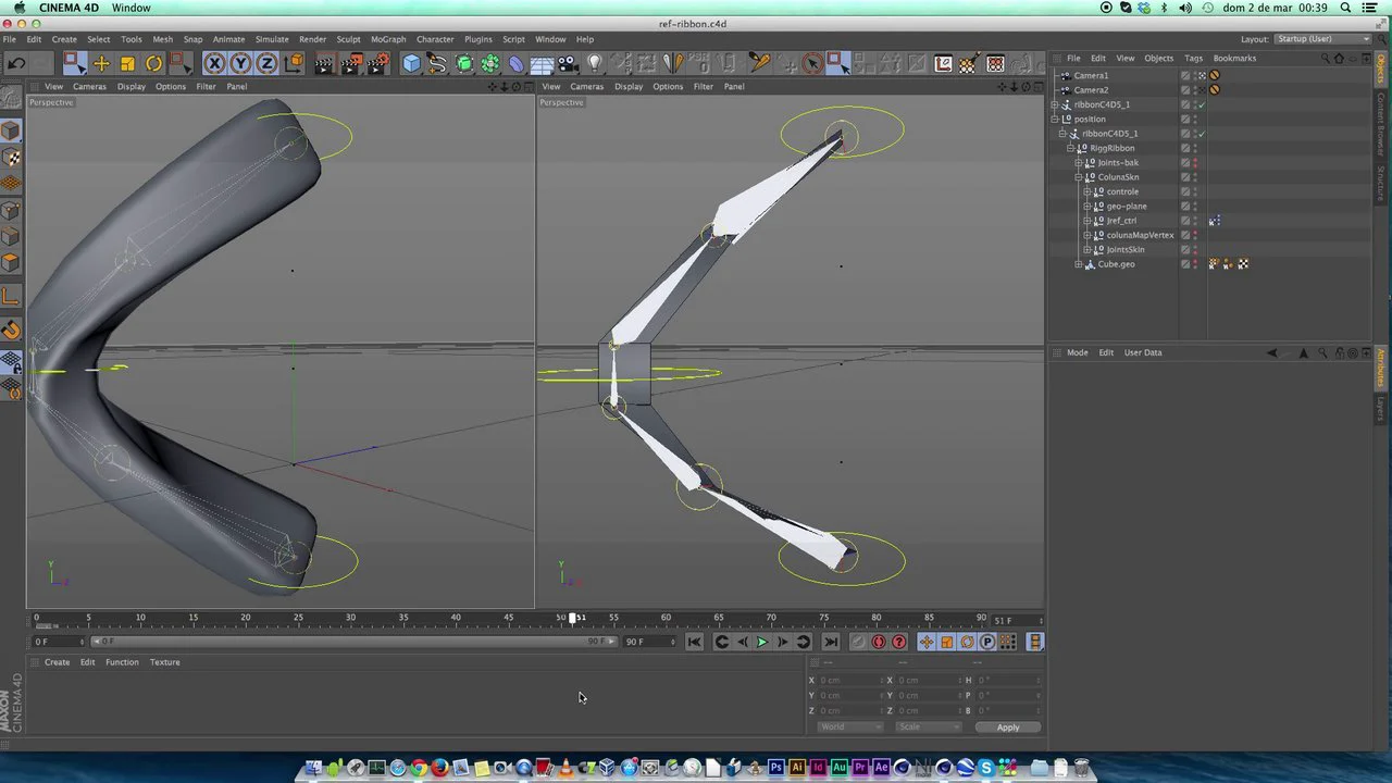 C4D Ribbon Rigging - Setup avançado da coluna on Vimeo