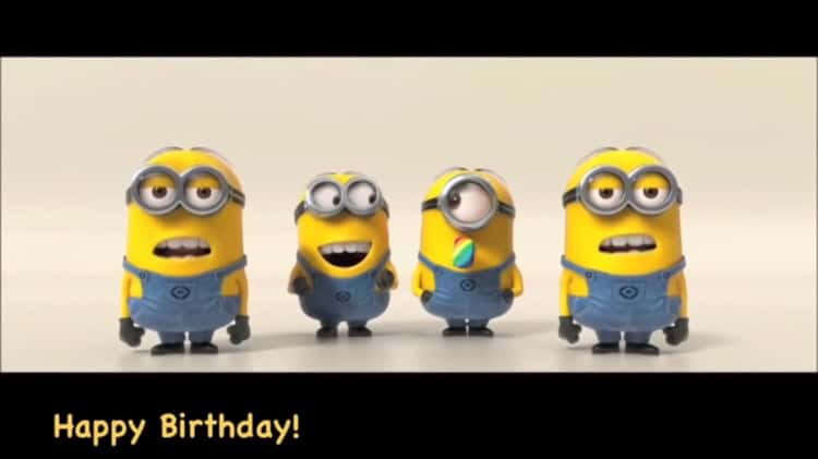 Minions Cantan Happy Birthday on Vimeo