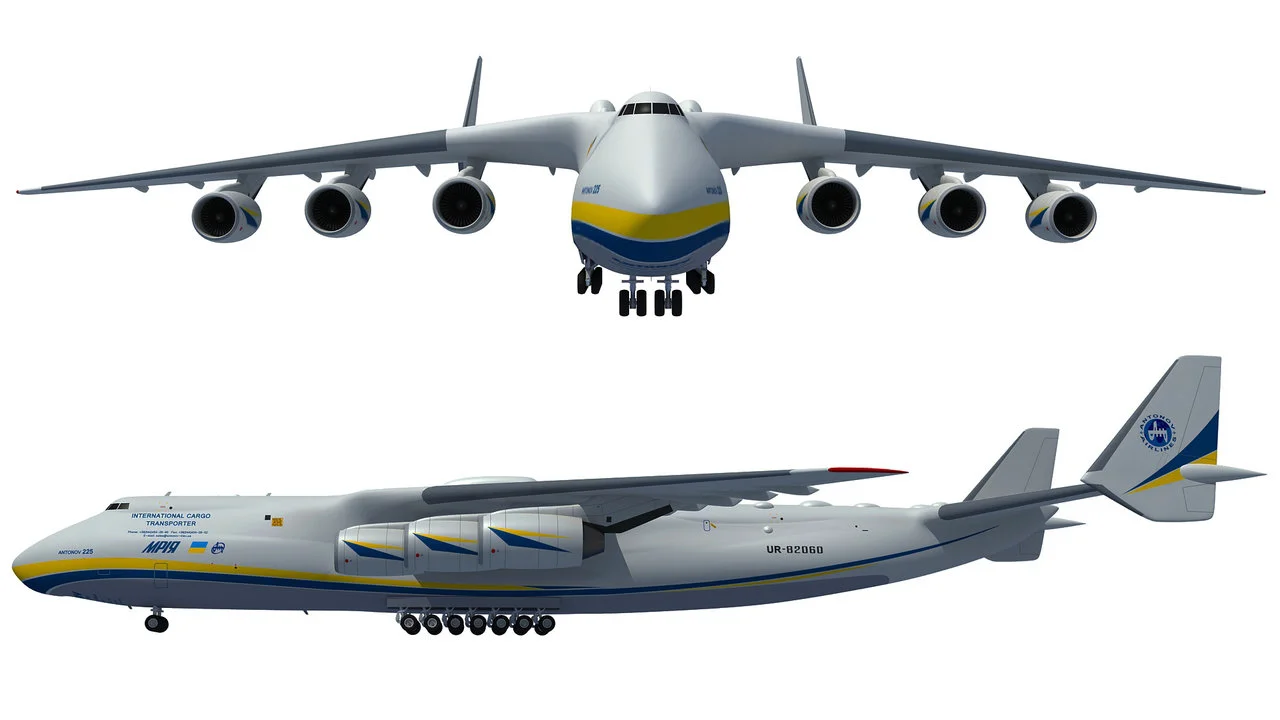 Как нарисовать ан 225 мрия