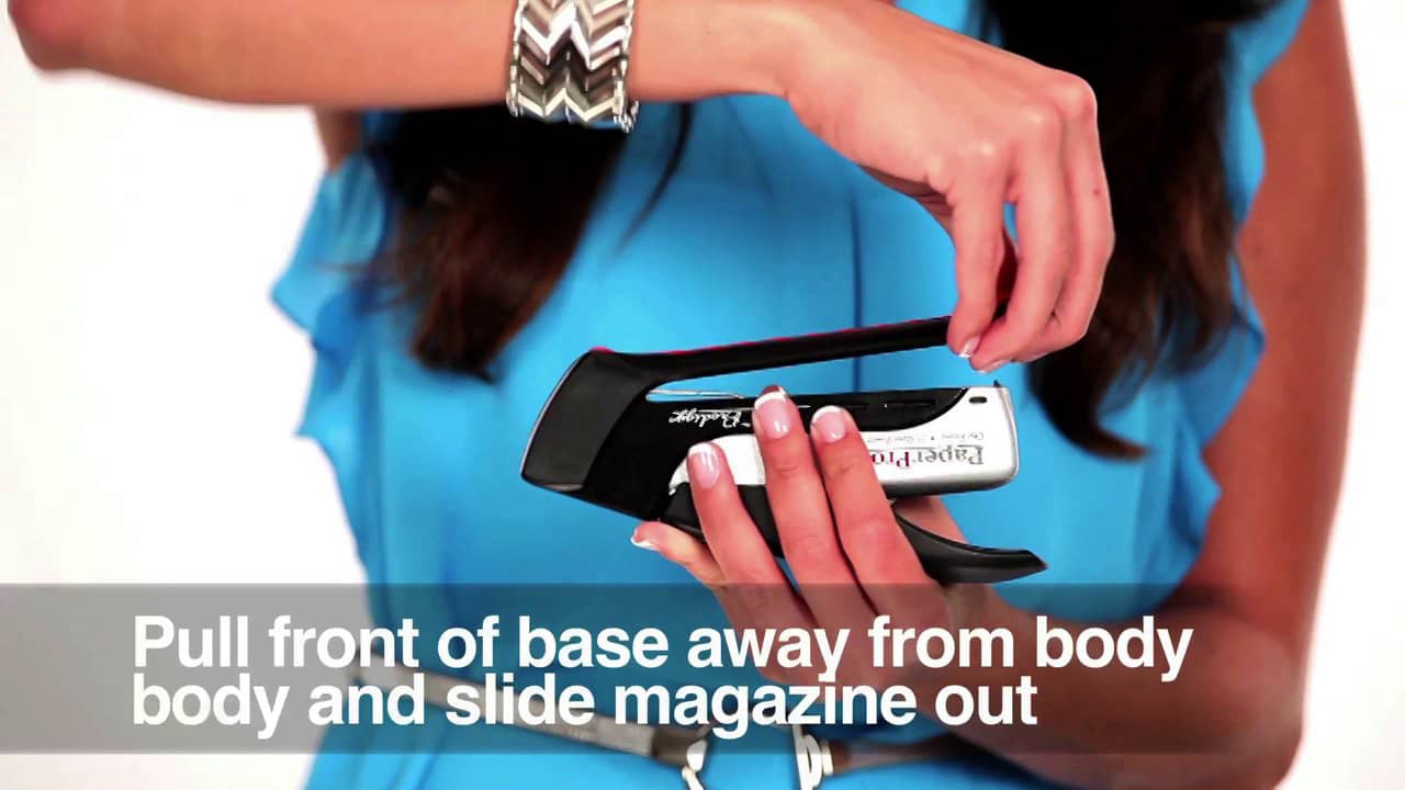 How to Load Staples in Your PaperPro Stapler inPOWER™ & inJOY™ 20 on Vimeo