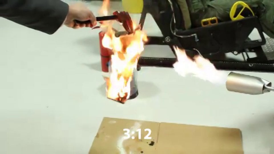 Piddle Pack w/ Sponge STF Flame Test on Vimeo