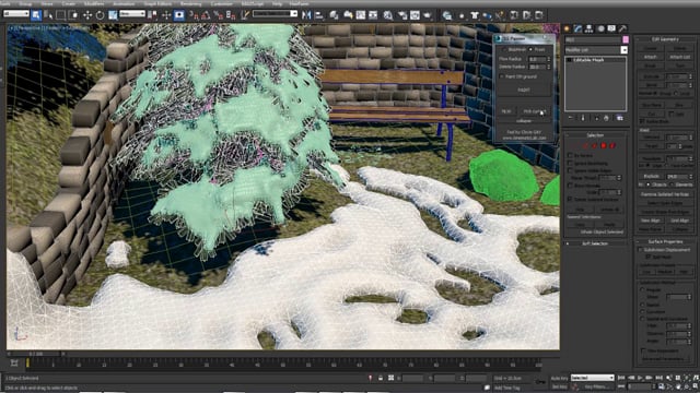 Mose Tilbagekaldelse Bageri SnowGun Painter for 3ds Max tutorial | CG TUTORIAL