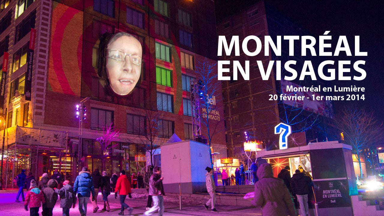 Screenshot of Montréal en Visages
