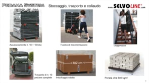 0111A - Pedana Eco Slim in acciaio Selvoline (it)
