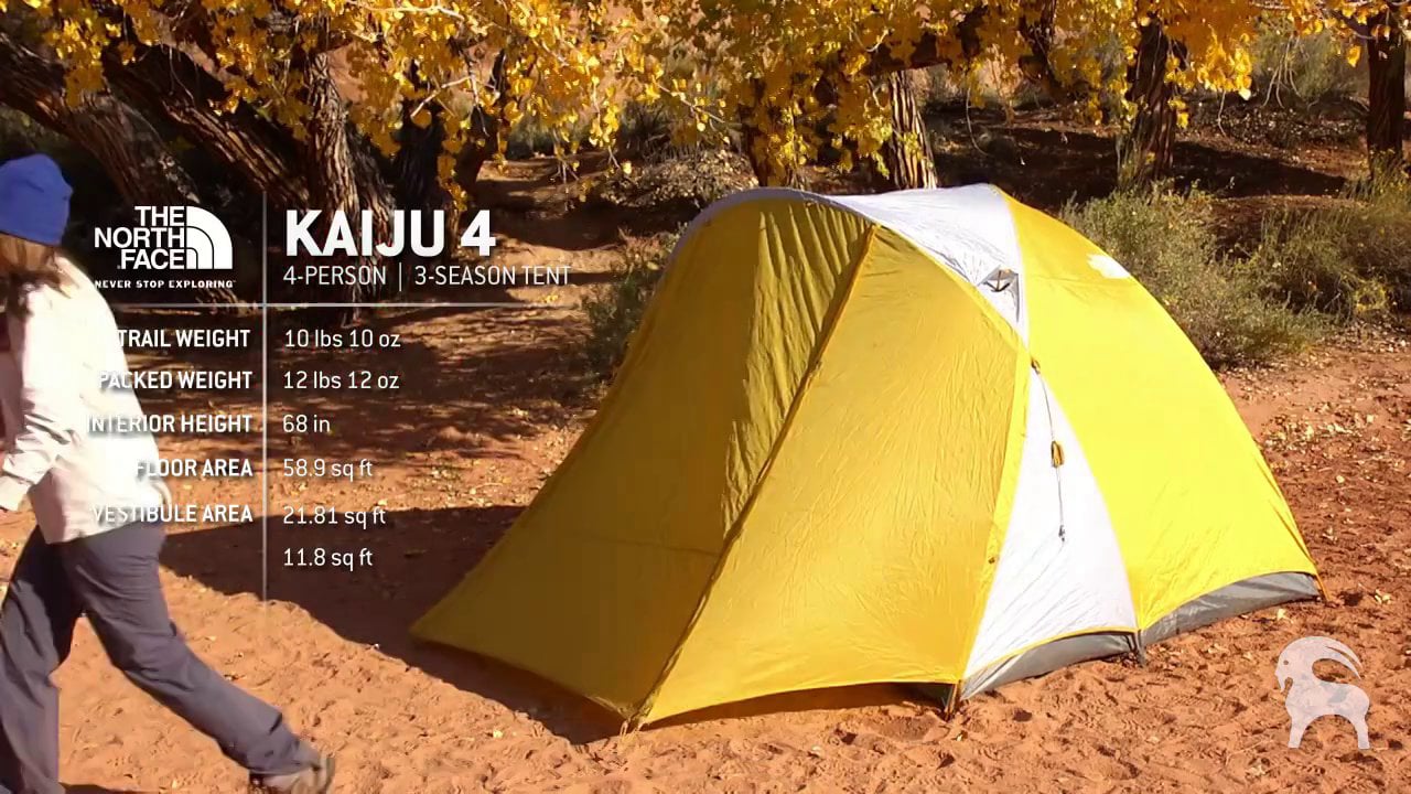 The North Face Kaiju 4 Tent on Vimeo