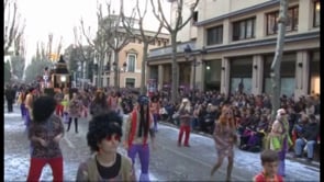 La carrossa Dalí 3a al Carnaval d'Olot.