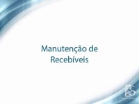 Manutenção de Recebíveis