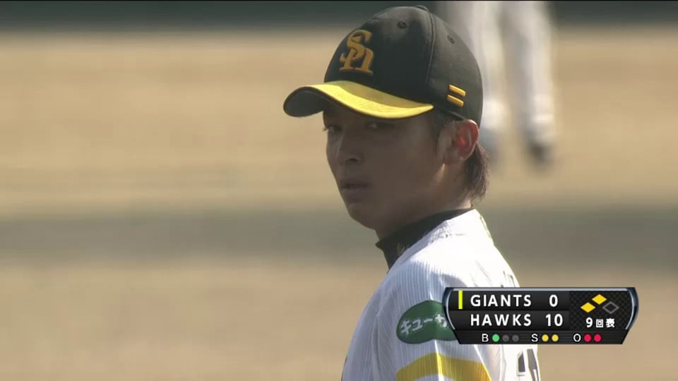 ローテ争い残った!! ホークス・東浜 粘りの投球で4回3安打無失点!! 2014 3/16 H-G