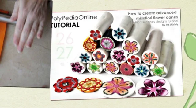 Polymer Clay 9 Millefiori Flower Canes Tutorial - The Complete Festive  Flora (eBooks+Videos+CD)