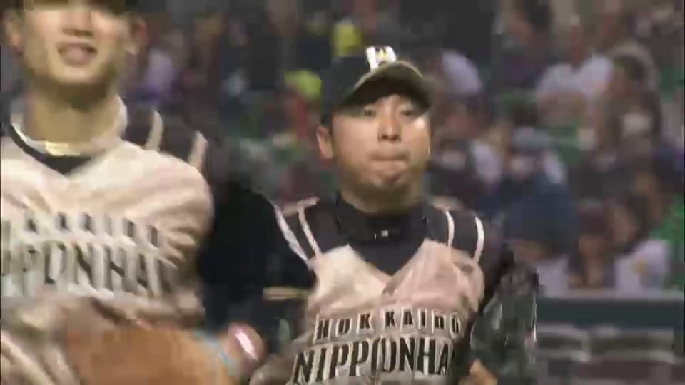 ファイターズ谷元 二死2・3塁のピンチ招くも、ホークス今宮との根比べで粘り勝ち!! 無失点で切り抜ける!! 2014/3/18 H-F