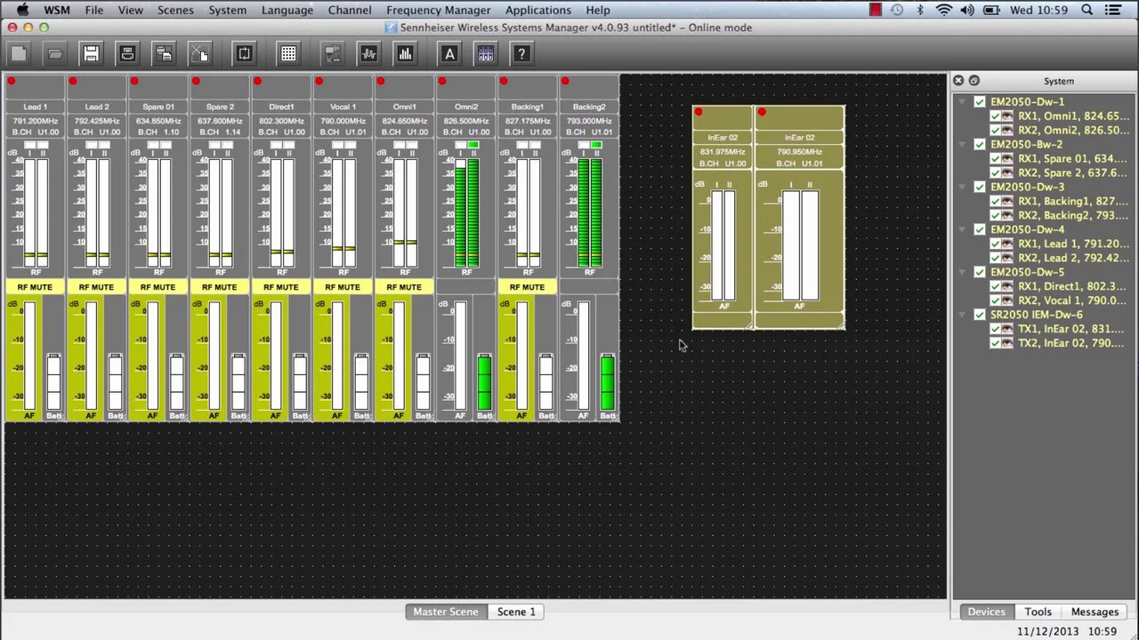 Wireless Systems Manager 4.0 / 4.1 Elements of the WSM screen on Vimeo