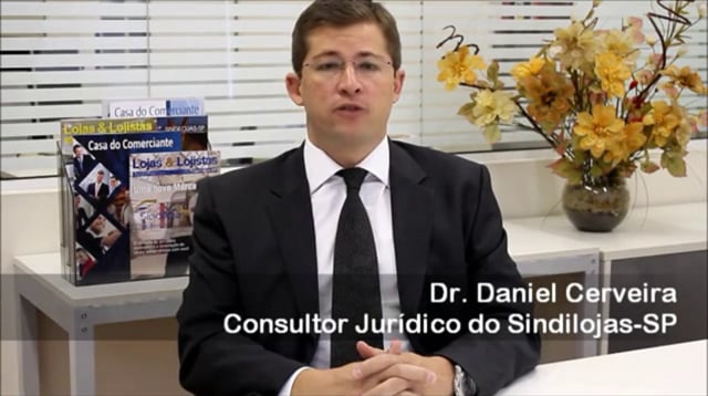  Dr. Daniel Alcântara Nastri sócio do Cerveira Advogados Associados e autor do processo contra a administração do Shopping Capital (Foto Reprodução/Youtube)