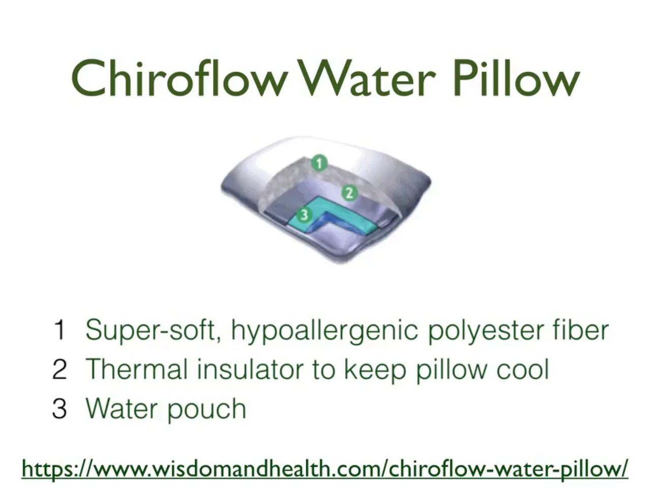 Chiroflow pillow washing clearance instructions