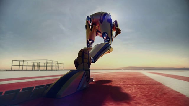 nike - running free - 3d animated tv commercial