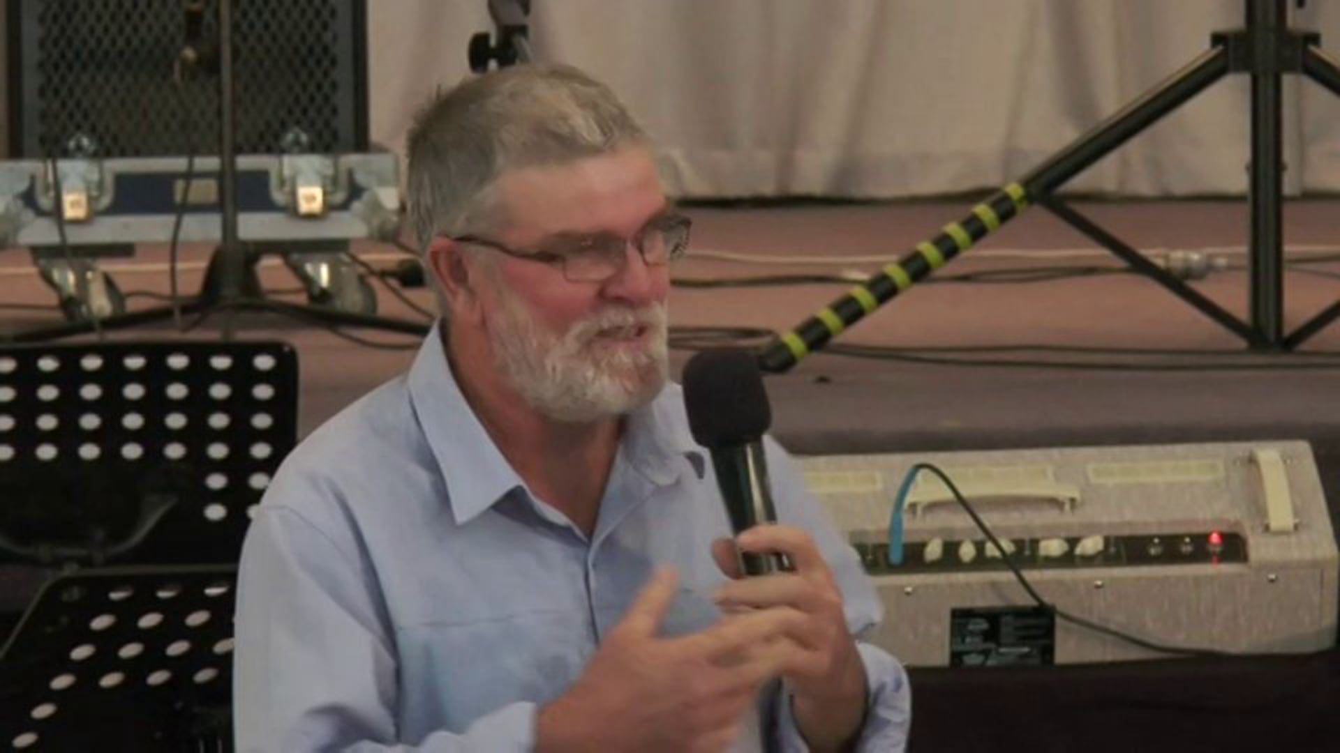 March 23 service with Roger Latham