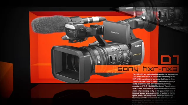 Used Sony HXR-NX3 Camcorder Video Camera
