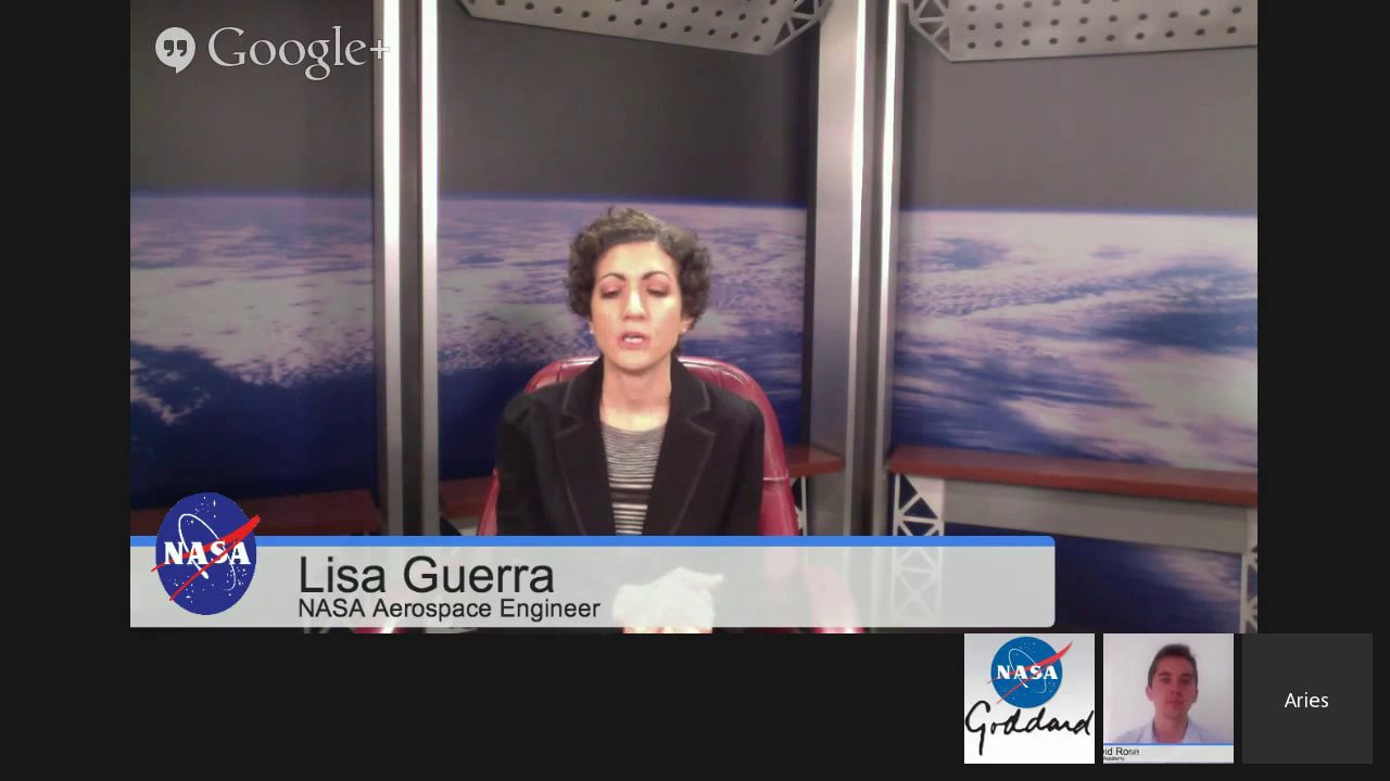 Hangout on Air with Lisa Guerra of NASA