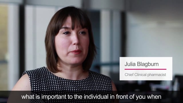 Viewpoint - Julia Blagburn talks about person-centred care