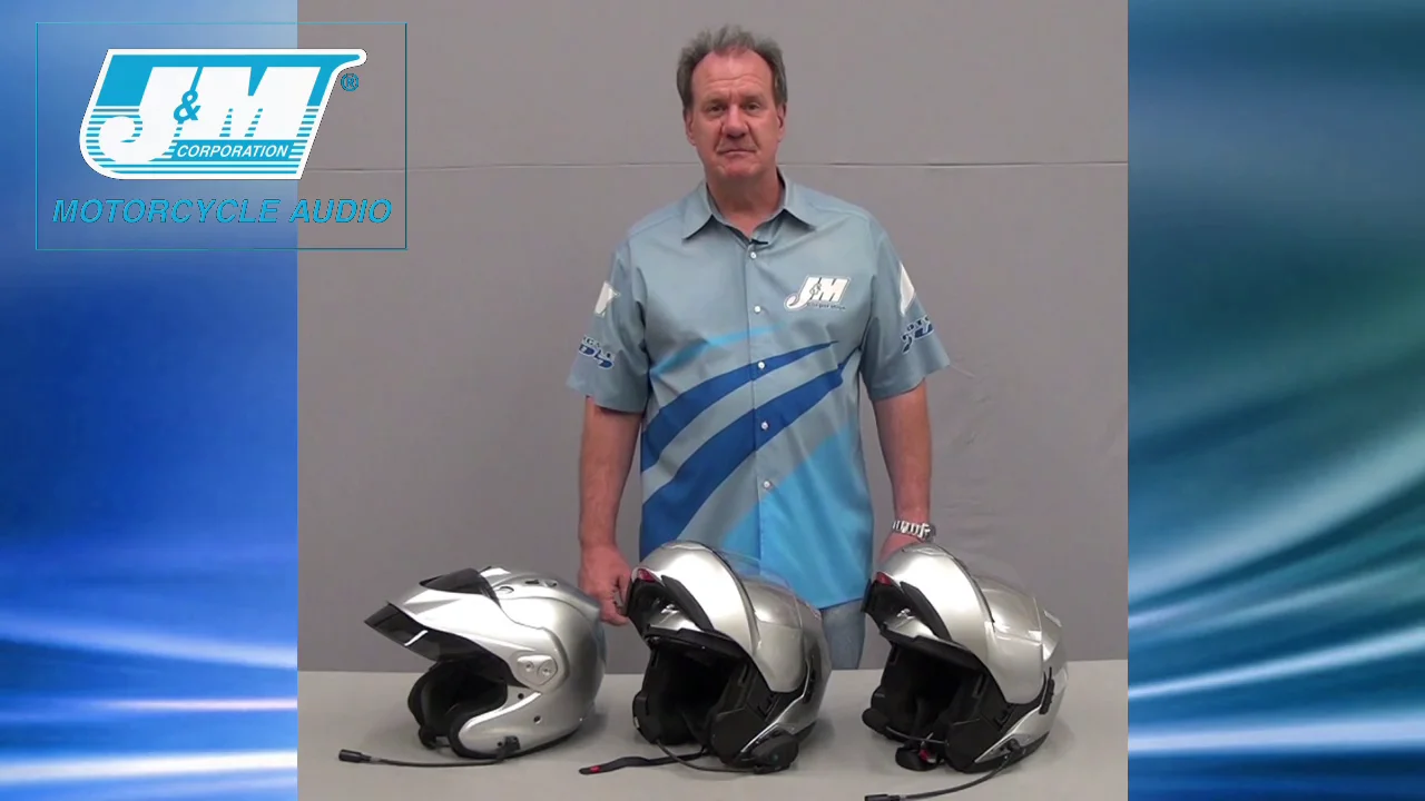 J&m goldwing helmet online headset