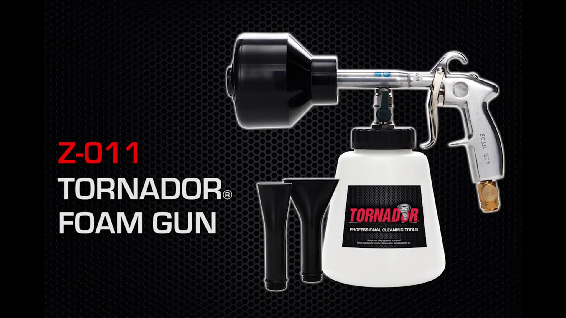 Using the Tornador Z-011 Foam Gun to Quickly Clean Your Car