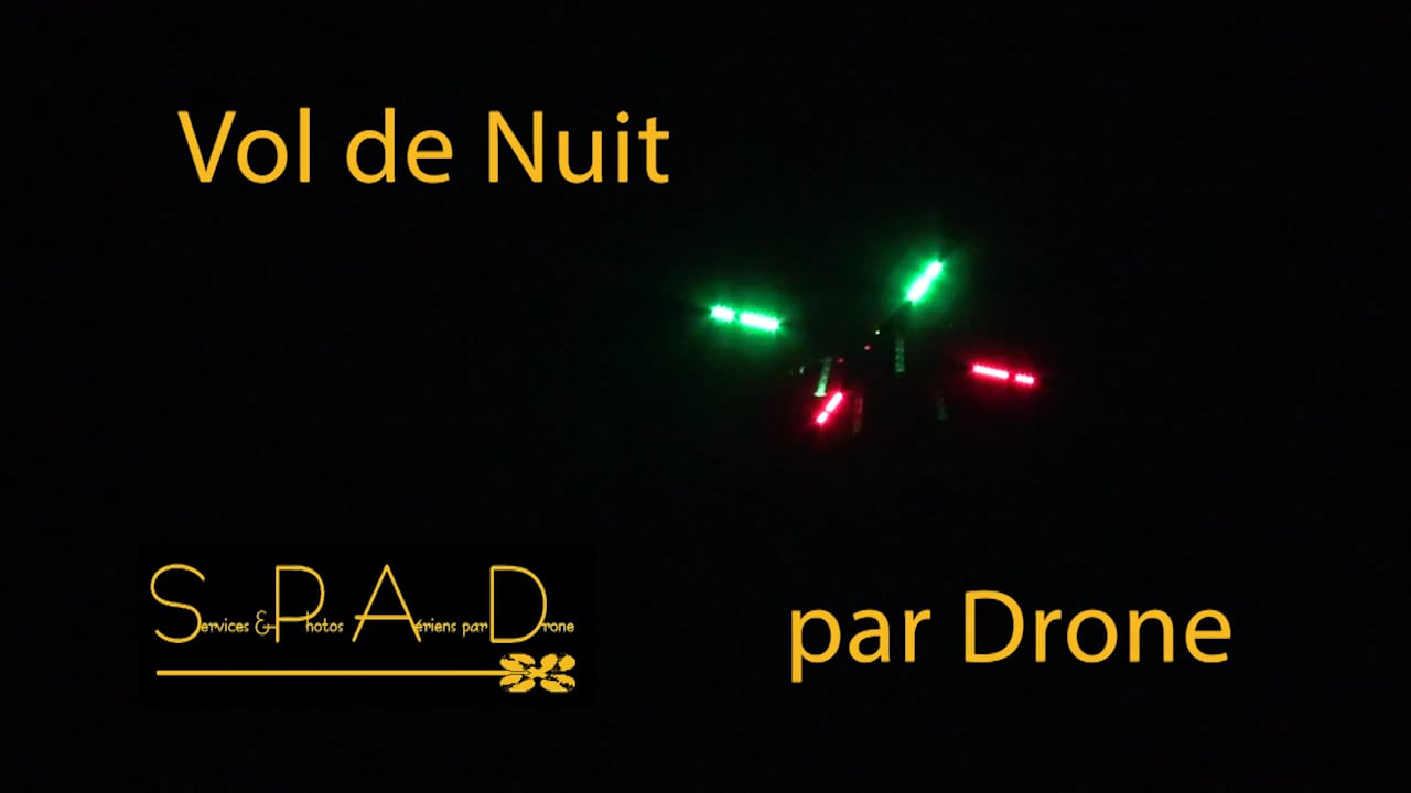 Vol de nuit par drone