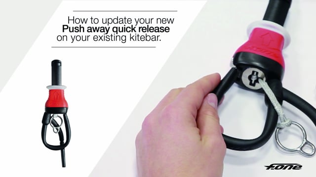 How To Update Your New Push Away Quick Release On Your Existing Kitebar.