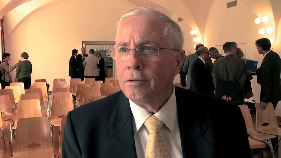 Preview: Interview with former Federal Councillor Christoph Blocher on his commitment to music at Rheinau Abbey