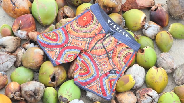 Vissla Upcycled Coconut Stretch Boardshorts | Caribbean Bliss