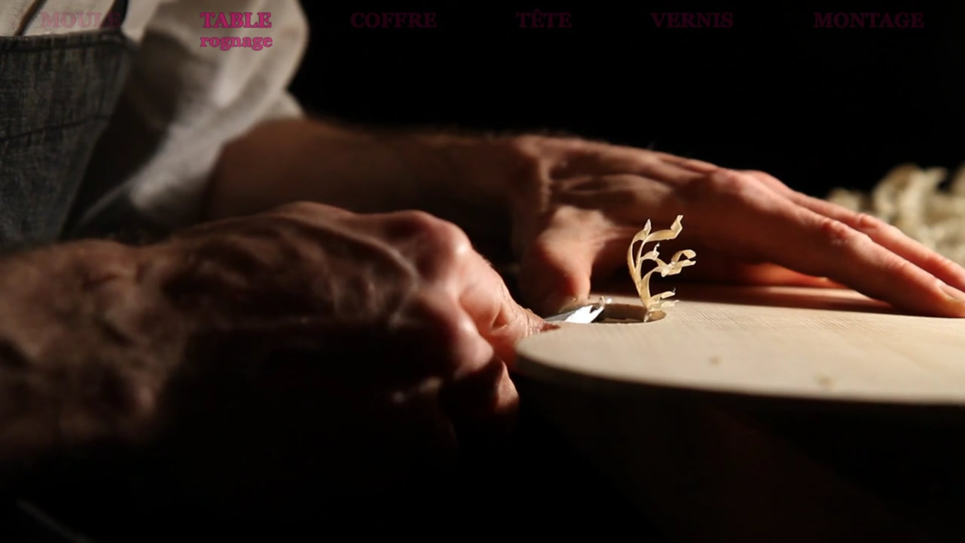 FABRICATION D'UN VIOLON