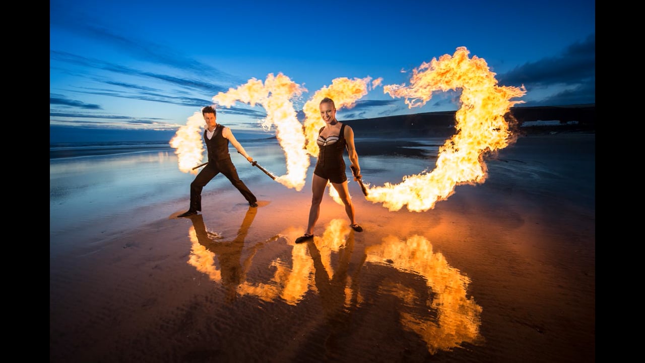 1920's Fireshow - Unique event entertainment - Hot circus act from the spectacular fire performers of Spark Fire Dance
